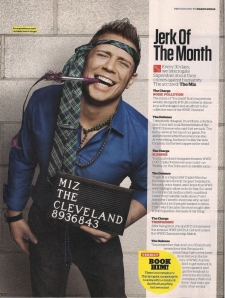 WWE Magazine Jerk of the Month featuring The Miz